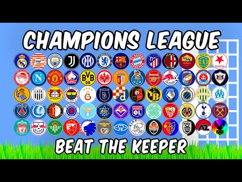 Beat The Keeper - Champions League Extra 1 - Algodoo Marble Race