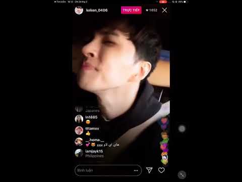 190224 Vixx Ken live Instagram singing “walking” etc