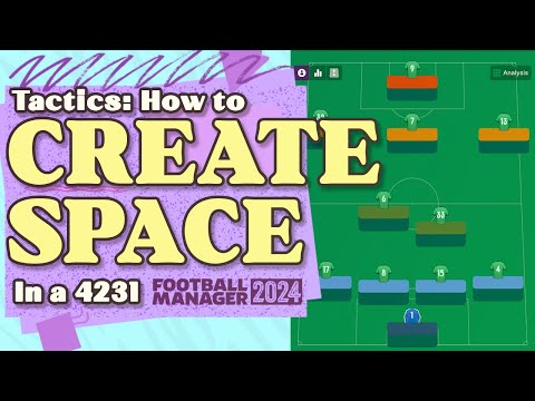 How To Create Space in a 4231 Formation (FM24 Tactics)