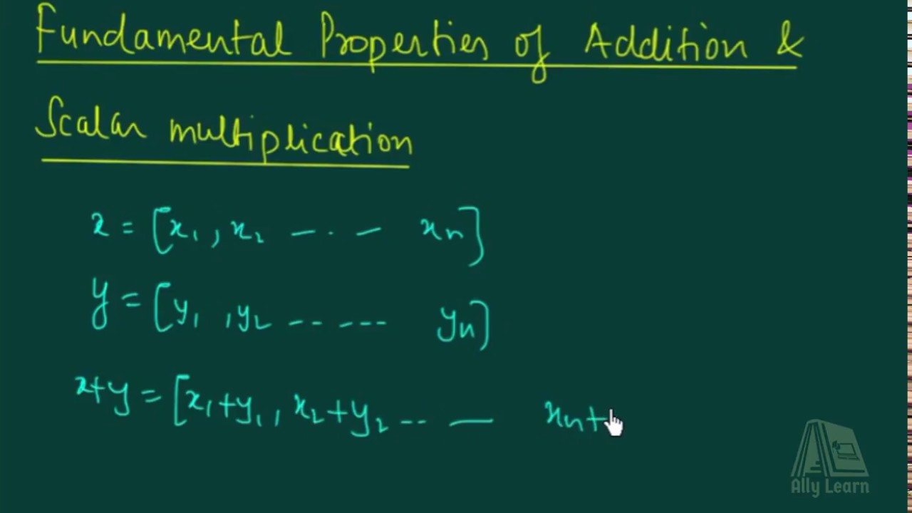 02 | DU | Vector Addition | Fundamental Properties | Linear Combinations of Vectors
