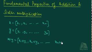 02 | DU | Vector Addition | Fundamental Properties | Linear Combinations of Vectors