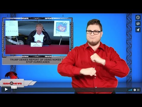 Trump denies report of using nukes to stop hurricanes (ASL - 8.26.19)