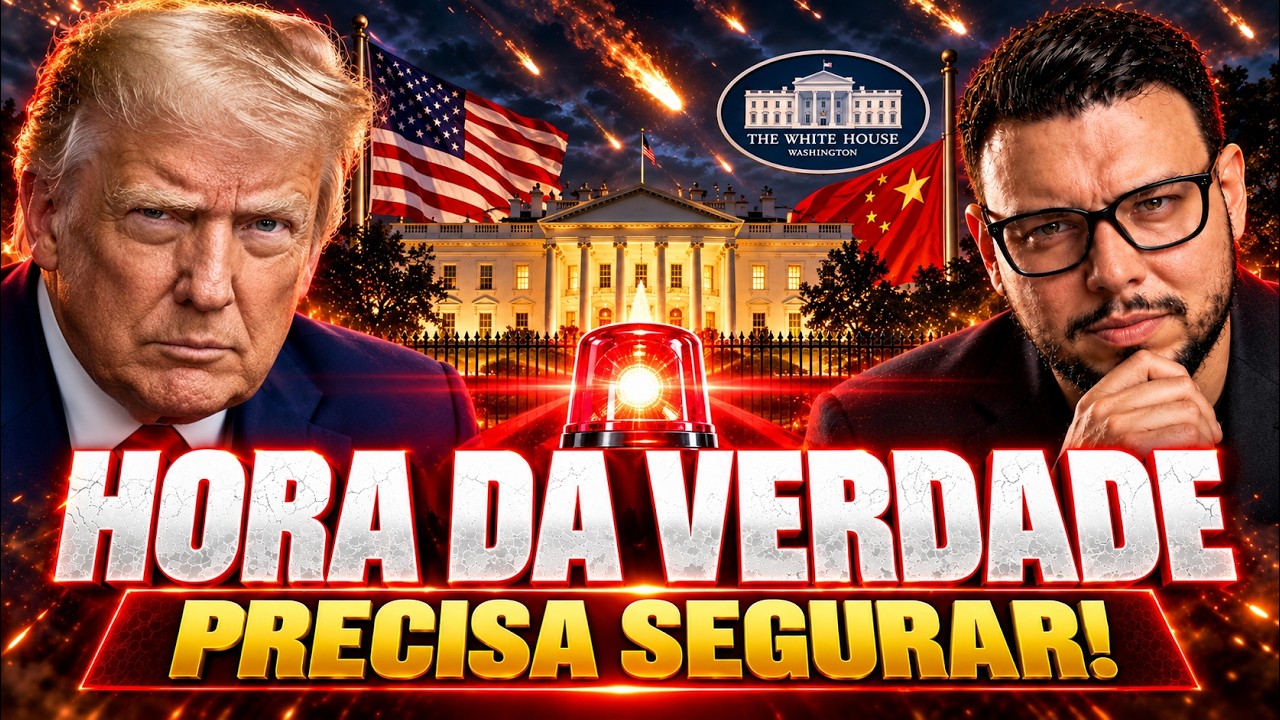 🚨 BITCOIN VAI SEGURAR? TRUMP E XI SE ENCONTRAM HOJE NA CASA BRANCA