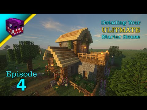 Fungusaurus Rex - DETAILING Your Ultimate STARTER HOUSE - Minecraft 1.20
