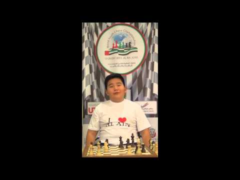 BILGUUN LKHAGVASANJ, CHESS PLAYER OF KHAN ALTAI CHESS CLUB.