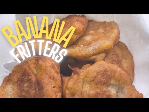How I make BANANA FRITTERS | CRUCIAN MAHOGANY