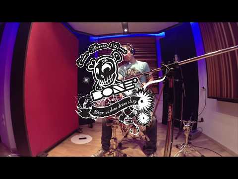 BONE Wenge-Bubinga Hybrid Snare Drum 14'' X 7''