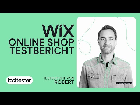 Wix Online Shop video