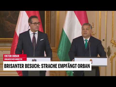 Brisanter Besuch: Strache empfängt Orbán