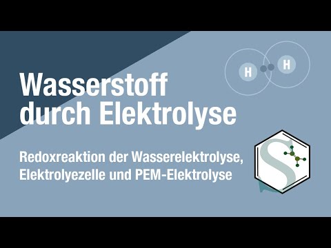 Wasserstoff herstellen mit Elektrolyse - Wie funktioniert die Wasserelektrolyse?