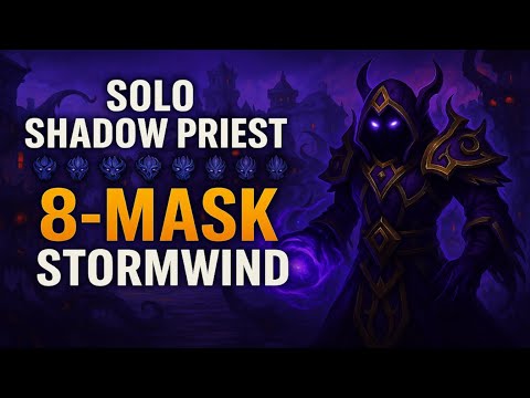 8-Mask Full Clear | Week 3 Horrific Visions of Stormwind | Shadow Priest PoV | The War Within 11.1.5