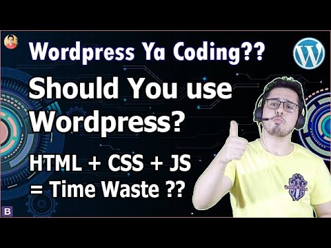 Website On Wordpress Vs Html Css Javascript