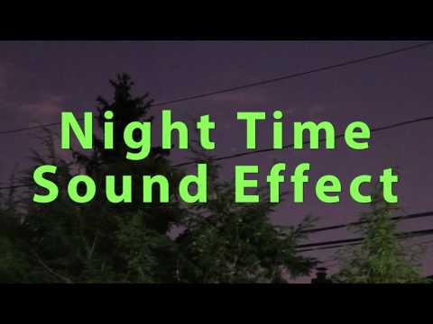 Night Time Sound Effect Video