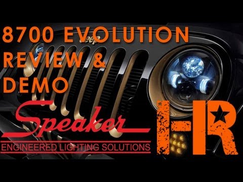 JW Speaker 8700 Evolution LED 7\" Round Headlight | Headlight Revolution