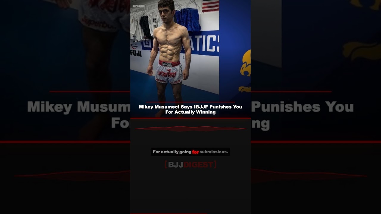 Mikey Musumeci Says IBJJF Punishes You For Actually Winning #Shorts