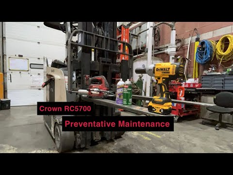 How to PM a Forklift (Crown RC5700)