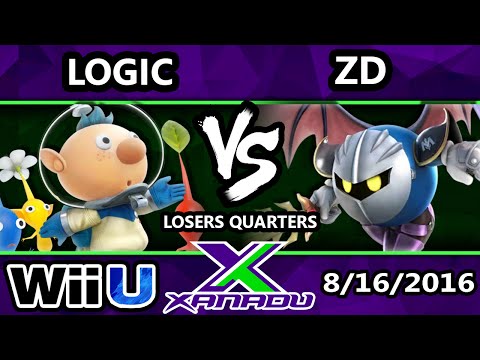 S@X 163 - ZD (Meta Knight, Luigi) Vs. VGBC | Logic (Olimar) Losers Quarters - Smash Wii U - Smash 4