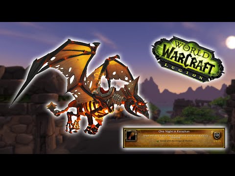 Smoldering Ember Wyrm Mount Guide 🔥 World of Warcraft Legion: Return To Karazhan - Secret Mount