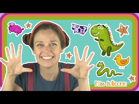 There's A Dinosaur At My Door | Dinosaur Songs for Kids | Miss Julieann | Kids Songs and Music