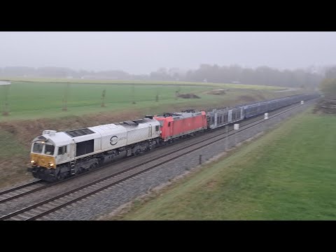 Umleiterverkehr via Mühldorf, private EVUs unterwegs im Linienstern, BR 225 mit Doppel V100