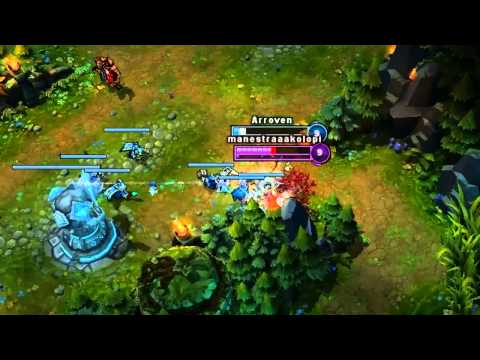 Funny moments in LOL#1 Diana OP shield HD