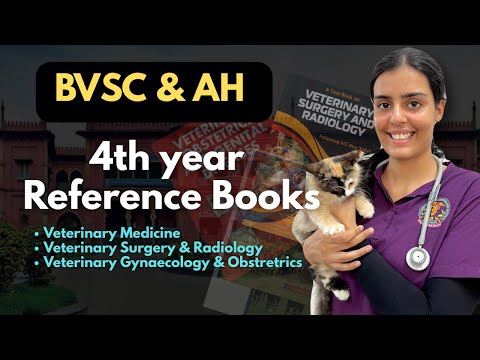 BVSC & AH 4th year Reference Books | My Vet Journey #vet #veterinary 