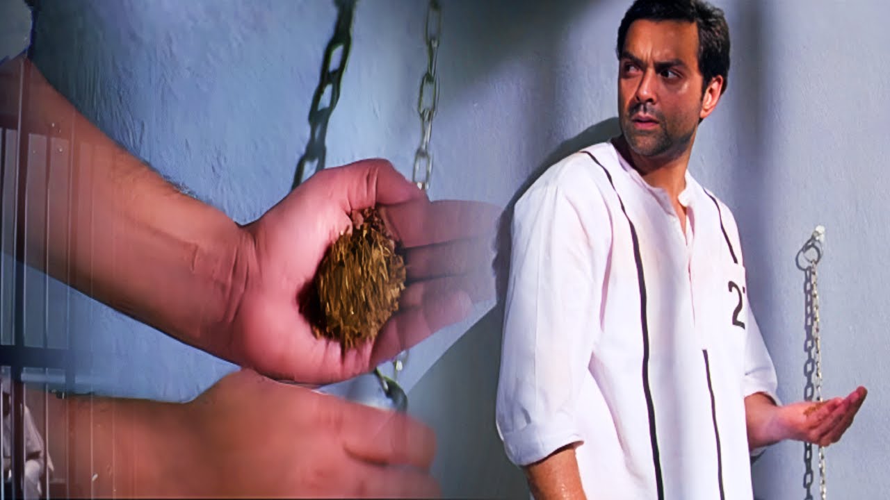 Jail Se Bhaagne Ke Liye 20 Cigarette Ka Tambaku Khaya 😱 | Bobby Deol Best Scene | Jurm