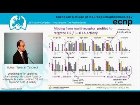 Adrian Newman-Tancredi PhD DSc - Pharmacology of antipsychotics - ECNP 2010.flv