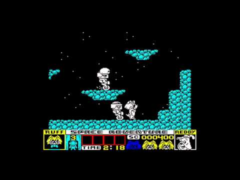 Ruff and Reddy in the Space Adventure Atari