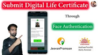 Submit Digital Life Certificate Through Jeevan Pramaan Face Authentication app | Latest Process