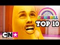De Wonderlijke Wereld van Gumball | De 10 domste momenten van Banaantje Joe | Cartoon Network