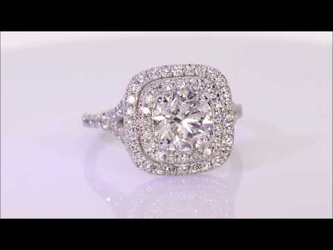 2.40 ctw Diamond Engagement Ring - Round Cut G SI2 | BigDiamondsUSA