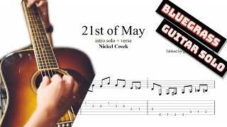 Nickel Creek - 21st of May TAB - acoustic guitar solo tab - PDF - Guitar Pro