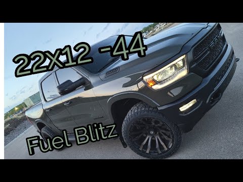 2021 Ram 1500 | Built To Serve | FUEL Blitz 22x12 -44