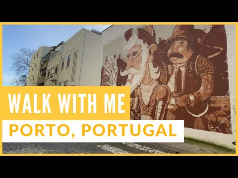 WALK WITH ME | City sounds in Rua de Miguel Bombarda, Porto, Portugal
