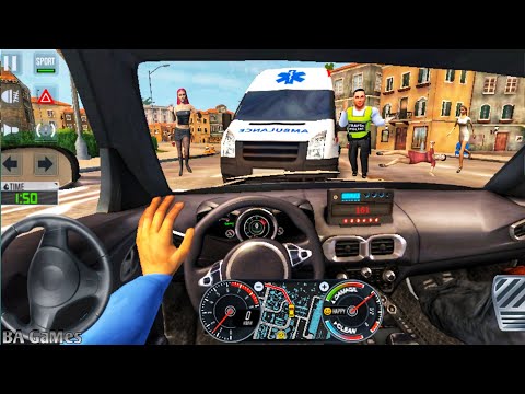 LUXURY CAR UBER CRAZY DRIVER 👩‍🚒🚖 City Car Driving Games Android ioS - Taxi Sim 2020 Gameplay