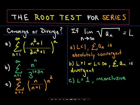 Root Test for Series