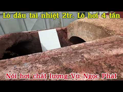 Lò dầu tải nhiệt ghi xích 2tr kcal. Lò hơi ghi tĩnh 4 tấn/giờ