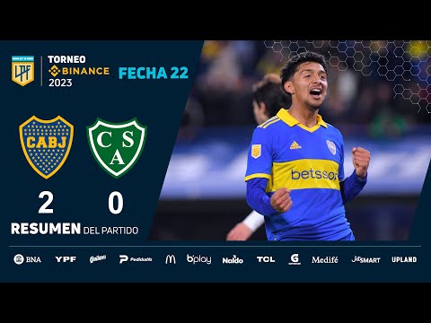 #TorneoBinance 2023 | Fecha 22 | resumen de Boca - Sarmiento