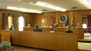 "Hackensack City Council COW Meeting March 26, 2018"