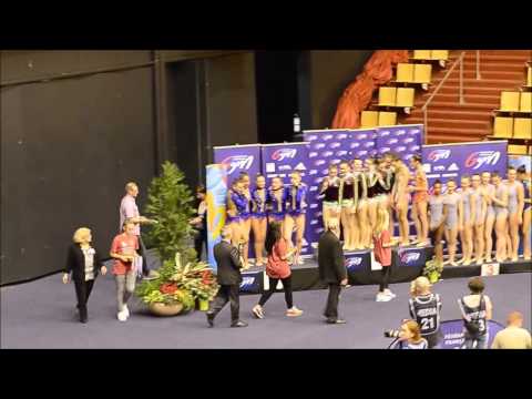 podium Ensemble Dn1 Solliès Vice championne de France 2016 Clermont-Ferrand