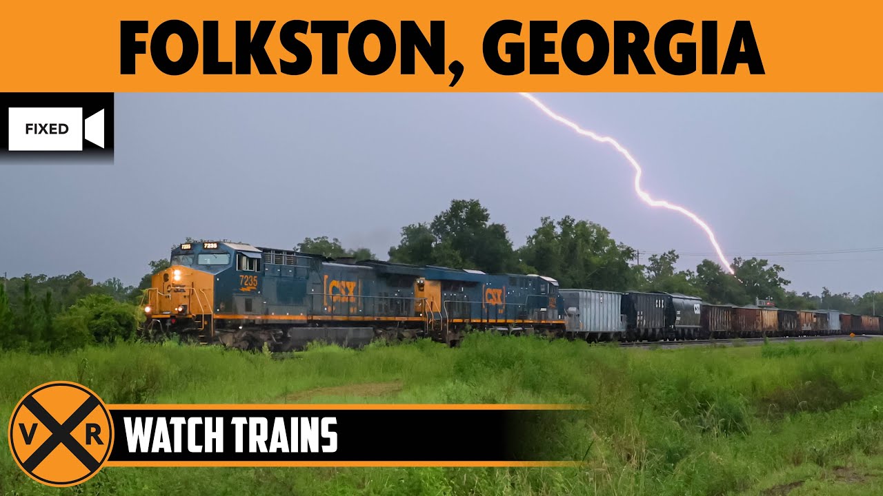 Live webcam view of Cámara de Trenes del Folkston Funnel