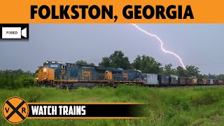 Georgia · Folkston · Train (Fixed View · Looking East) live stream