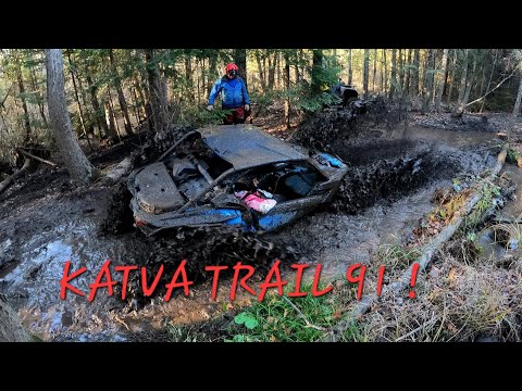 Pt 3 KATVA 5 Point Trails Ride We Ride Trail 91 ! #yamaharmax #hondatalon #canammaverickx3
