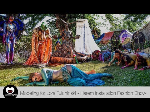SumBodyArt’s Modeling for Lora Tulchinski -Harem Installation Fashion Show WBF 2018