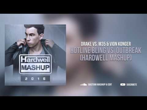 Drake vs M35 & Vion Konger - Hotline Bling vs Outbreak (Hardwell MashUp)