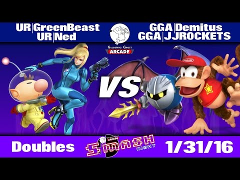 Sunday Smash #54 UR GreenBeast + UR Ned vs GGA Demitus + GGA JJROCKETS