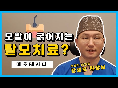 모발을 굵게, 탈모를 치료하는 '메조 테라피'에 대한 모든 것 | 비절개 모발이식 | 포헤어 대구