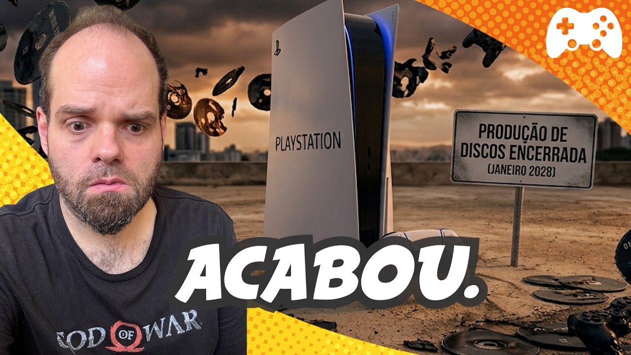 ACABOU. PlayStation anuncia FIM das mídias físicas