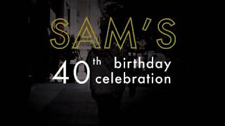 Sam39s Forever Young Birthday Celebration
